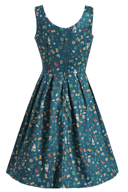 Amanda Green Gardening Print Swing Dress