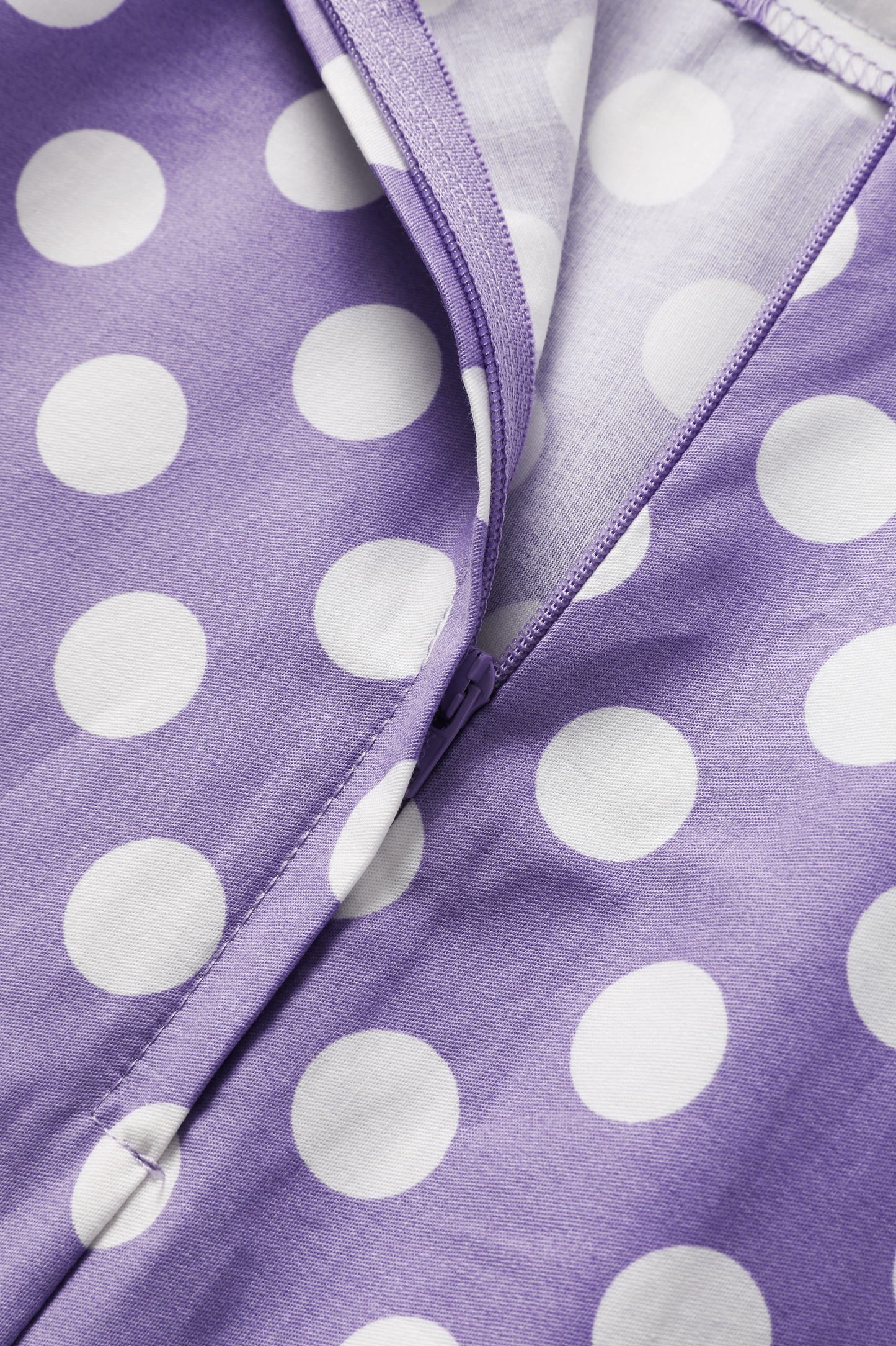 Maisie Lilac Polka Dot Full Circle Midi Skirt