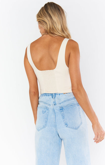 The Corset Top ~ Off White