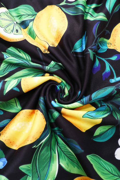 Isla Lemon Maxi Wrap Dress