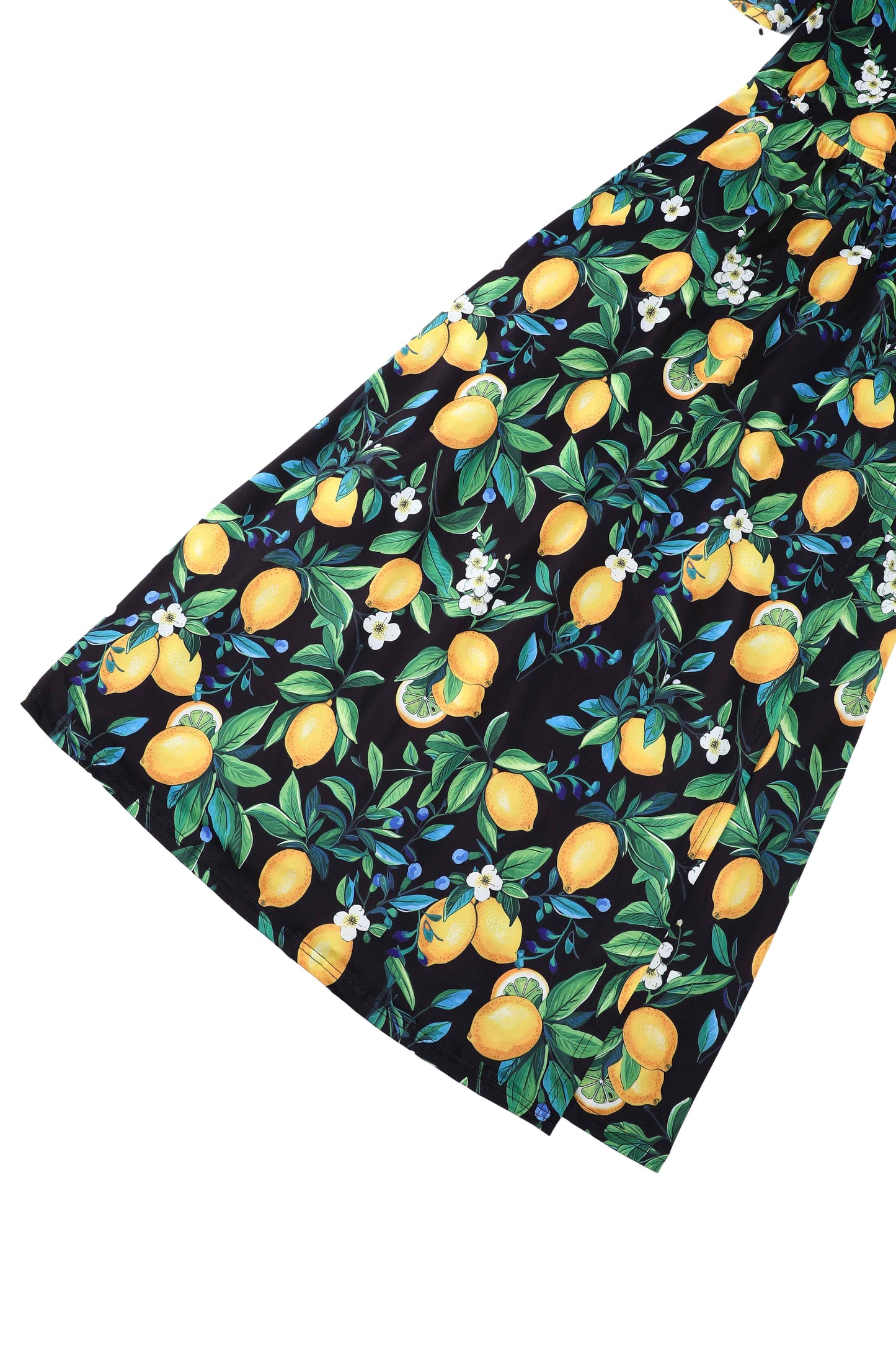 Isla Lemon Maxi Wrap Dress
