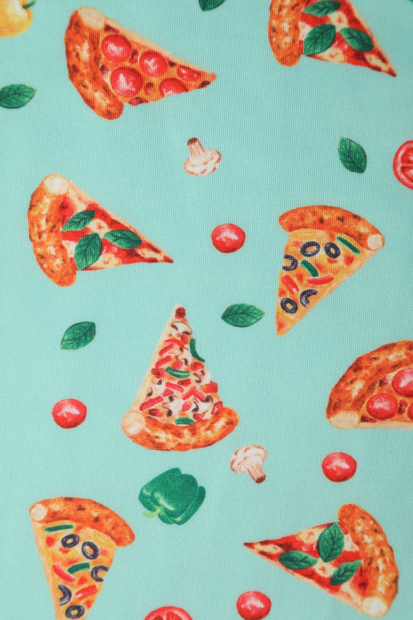 Amanda Light Blue Pizza Swing Dress