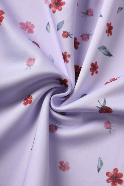 Amanda Lilac Falling Flower Swing Dress