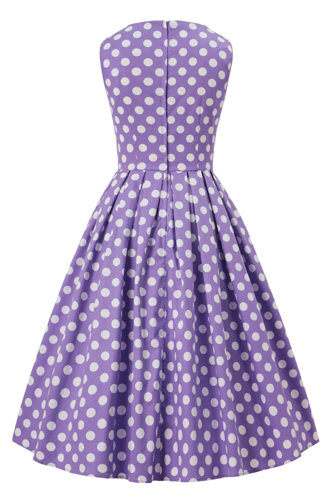 Blair Lilac Polka Dot Mesh Dress