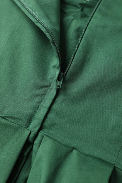 Lily Dark Green Off Shoulder Dress