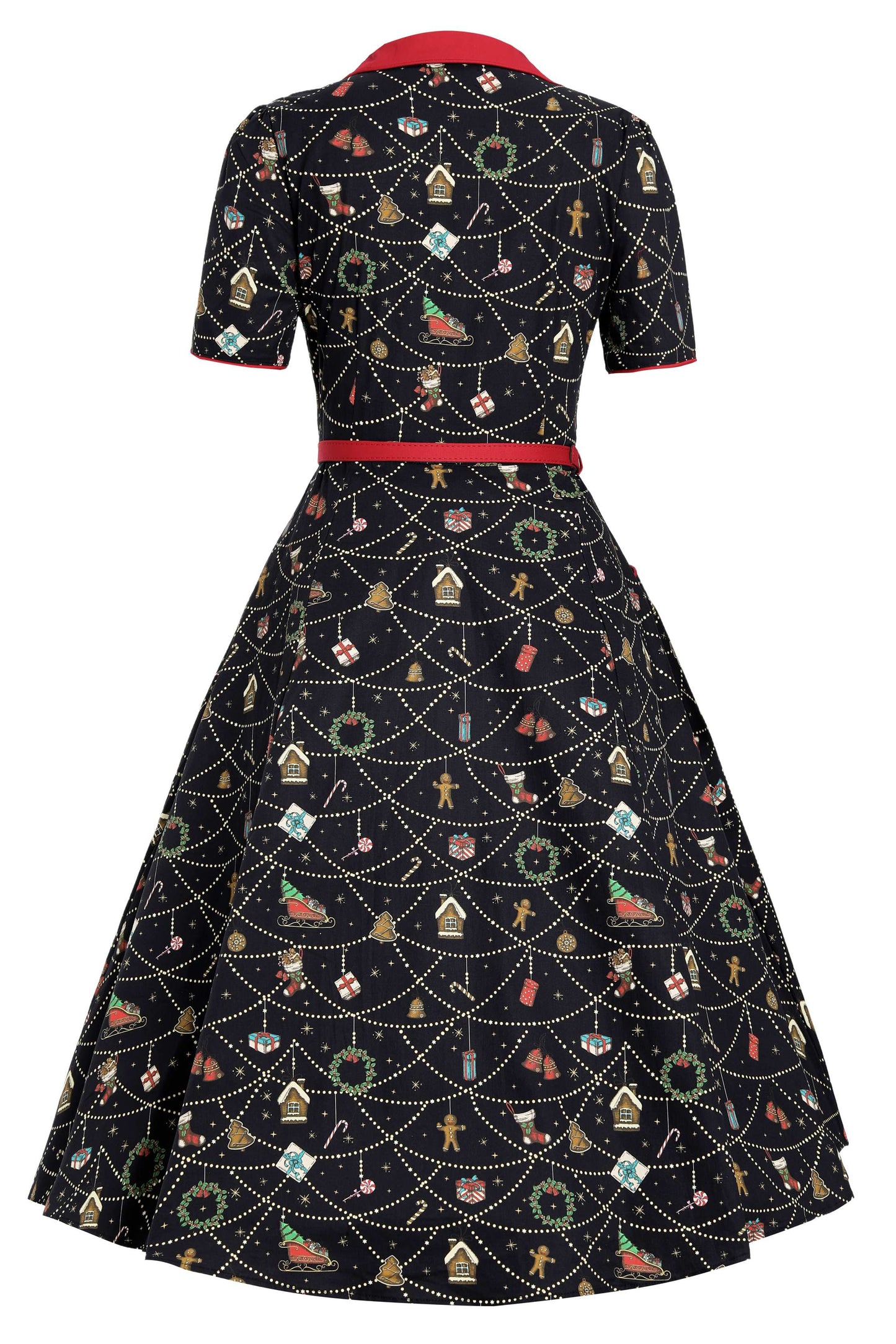 Mabel Christmas Ornament Shirt Dress