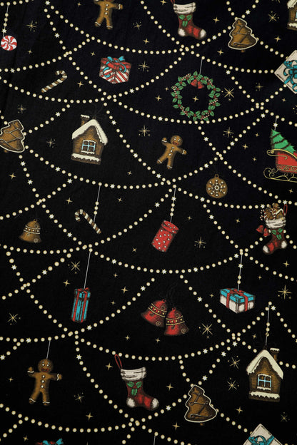 Mabel Christmas Ornament Shirt Dress