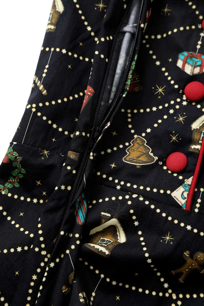 Mabel Christmas Ornament Shirt Dress