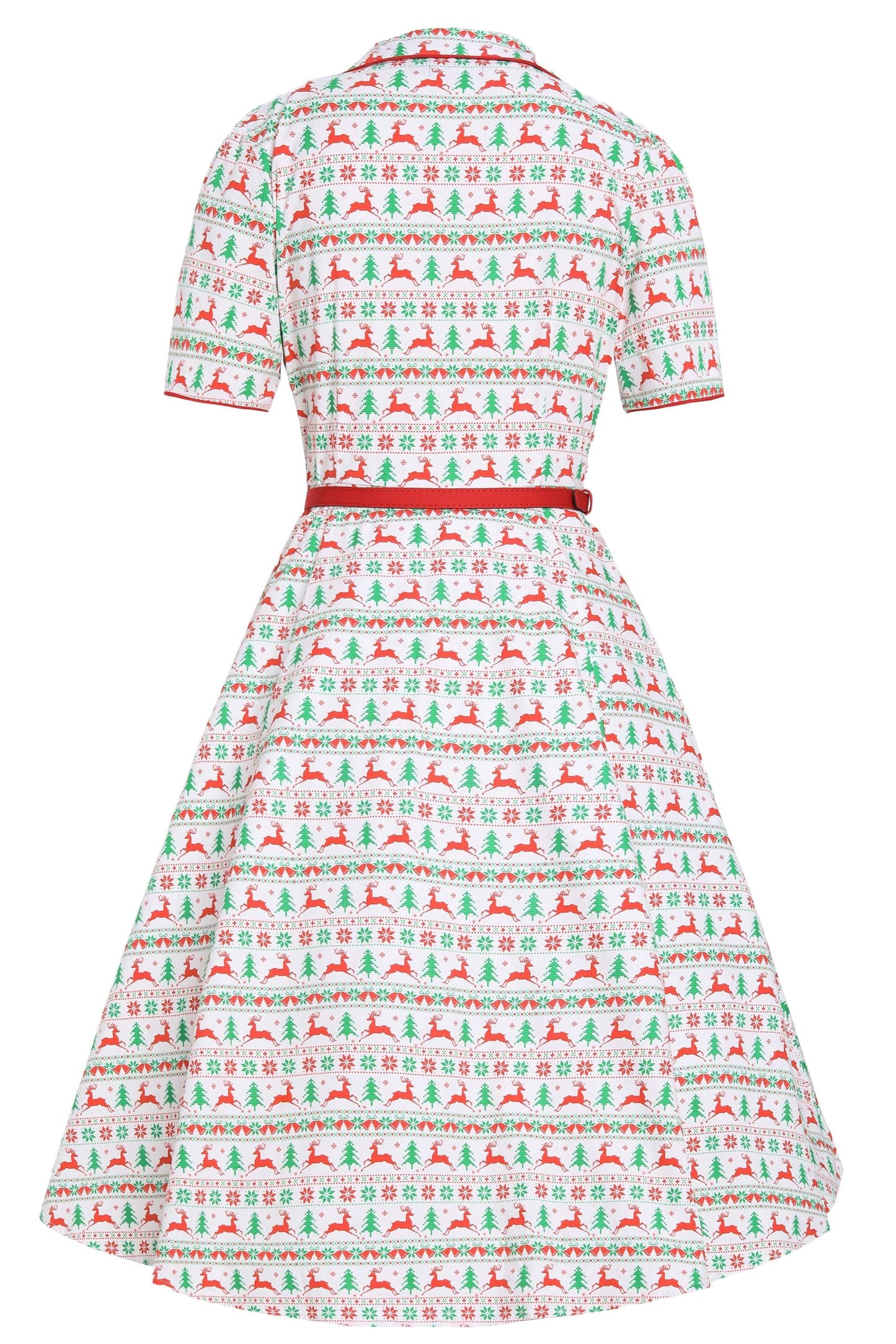 Mabel Christmas Reindeer Shirt Dress