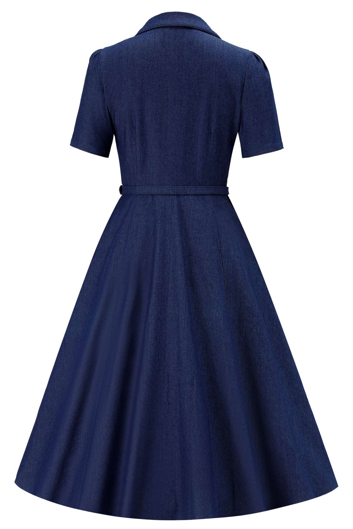 Mabel Denim Midi Shirt Dress