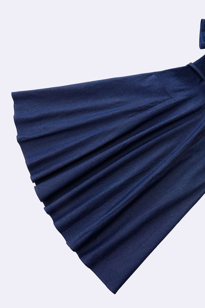 Mabel Denim Midi Shirt Dress