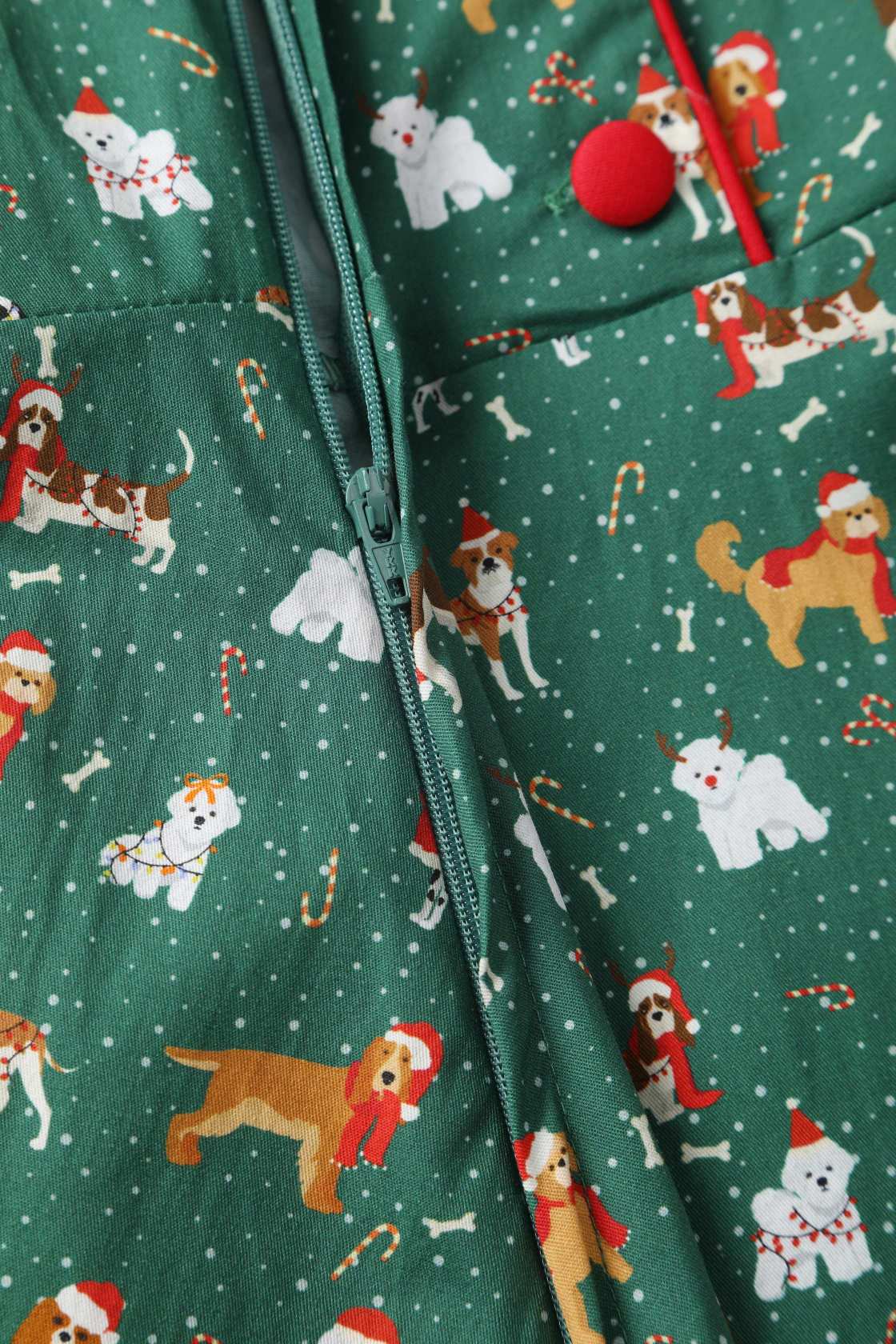 Mabel Dog At Christmas Shirt Dress