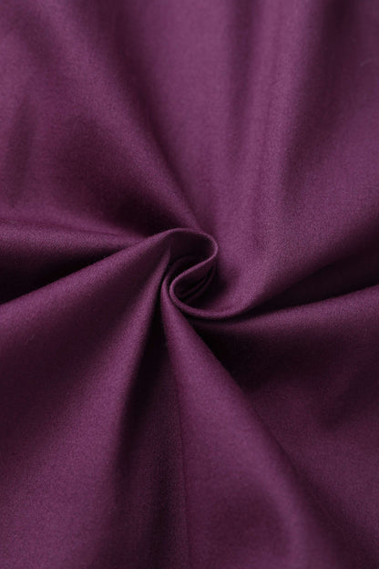 Mabel Purple Midi Shirt Dress