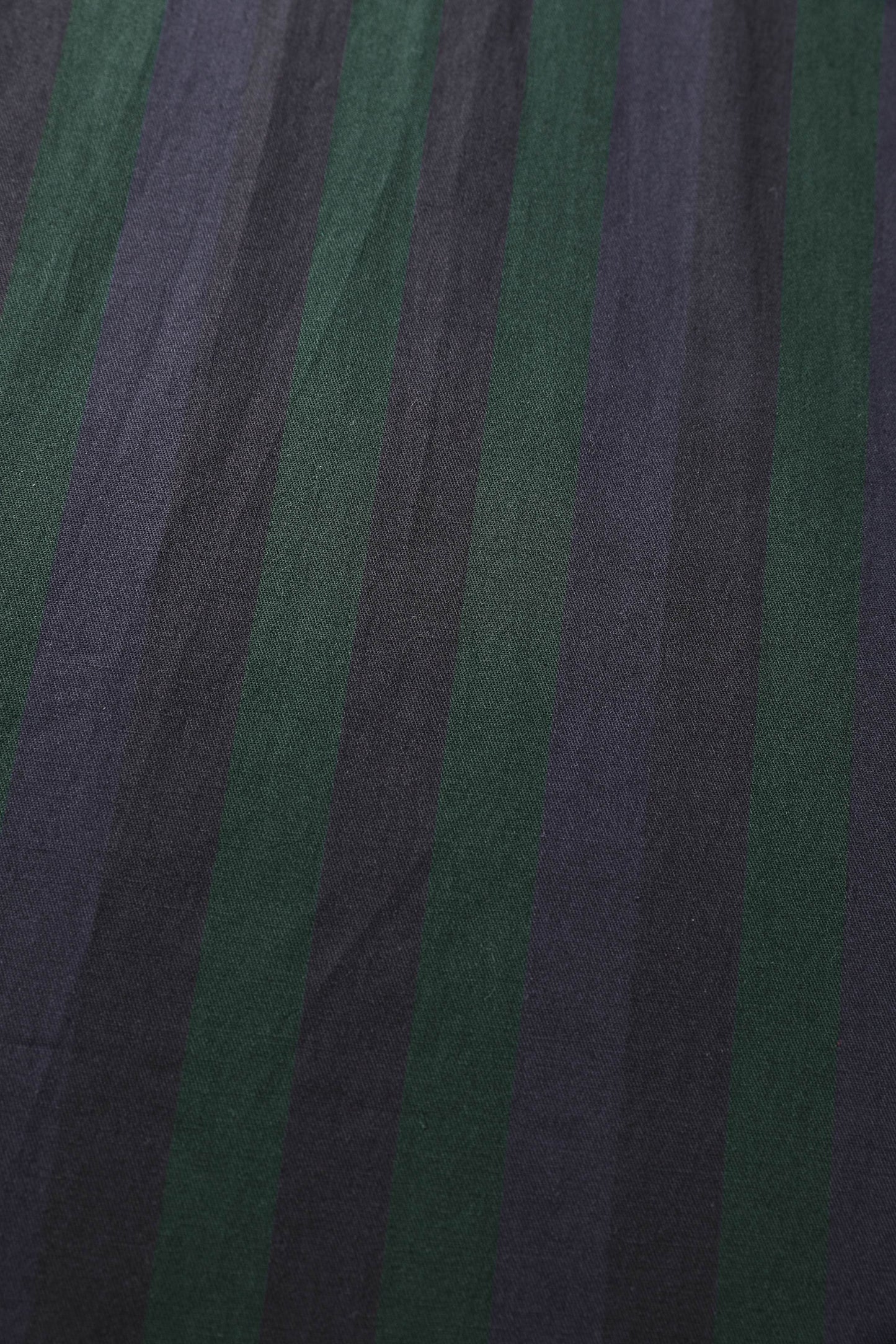 Mabel Rockabilly Striped Shirt Dress In Dark Green