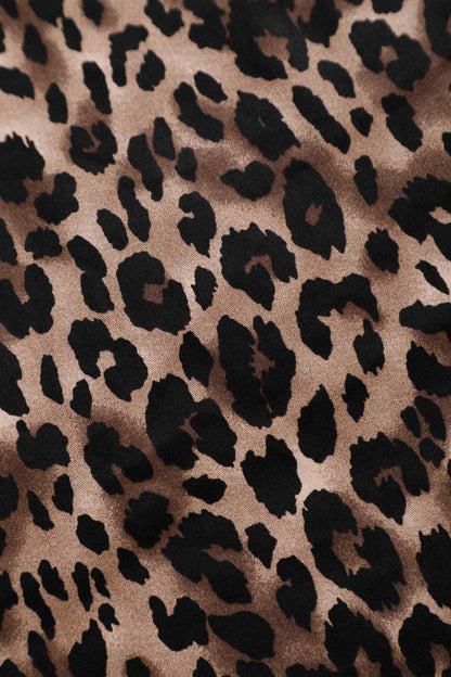 Maisie Leopard Print Full Circle Midi Skirt
