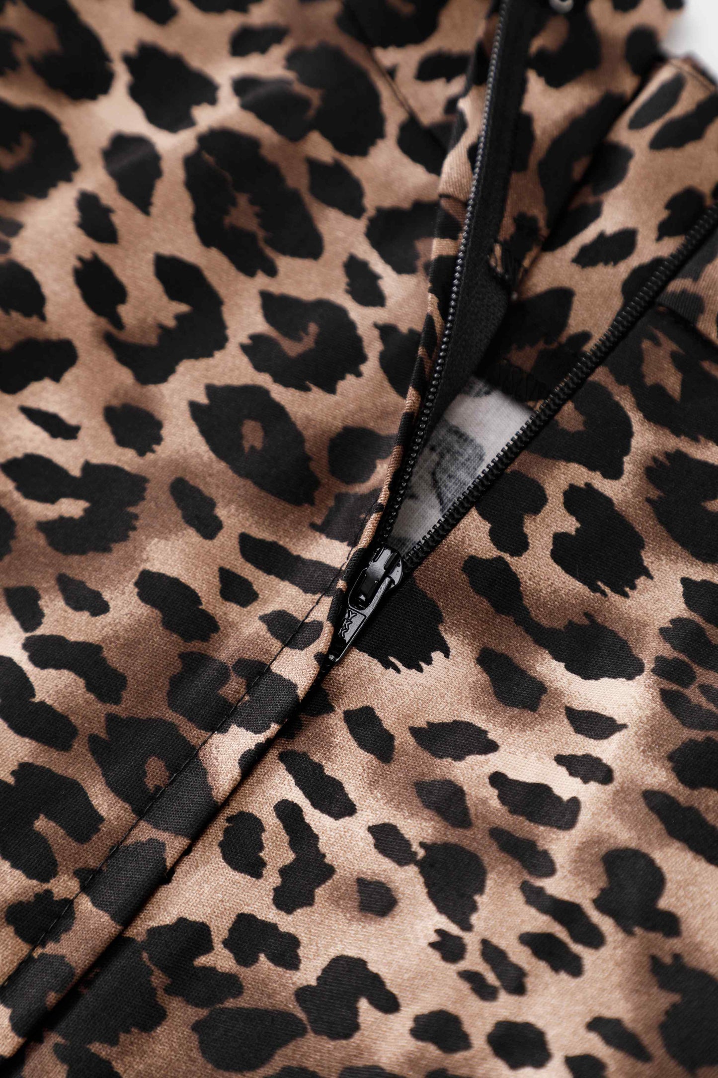 Maisie Leopard Print Full Circle Midi Skirt