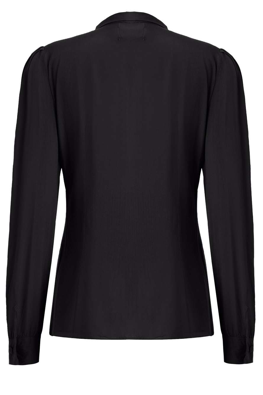 Margaret Long Sleeved Blouse In Black
