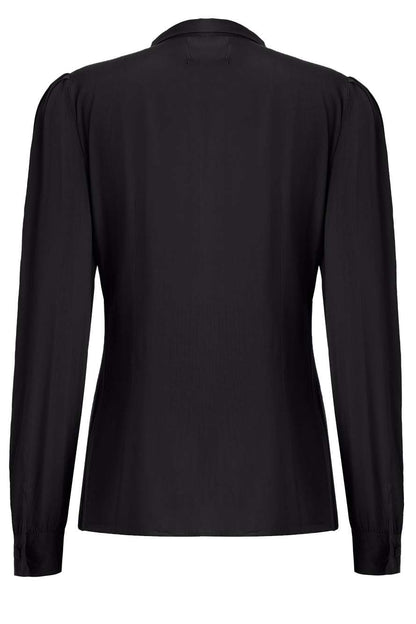 Margaret Long Sleeved Blouse In Black