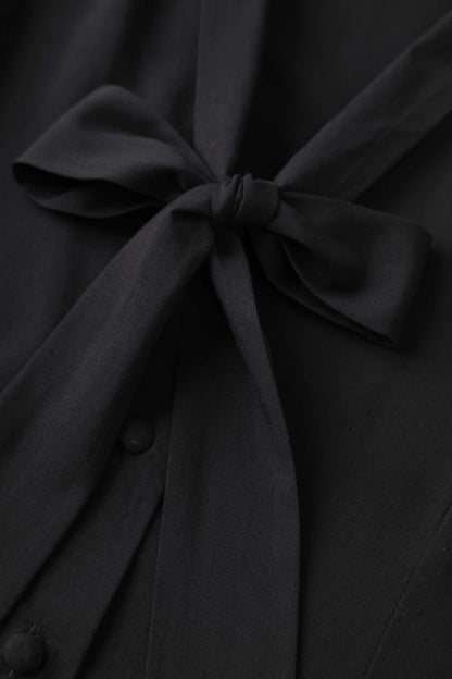 Margaret Long Sleeved Blouse In Black