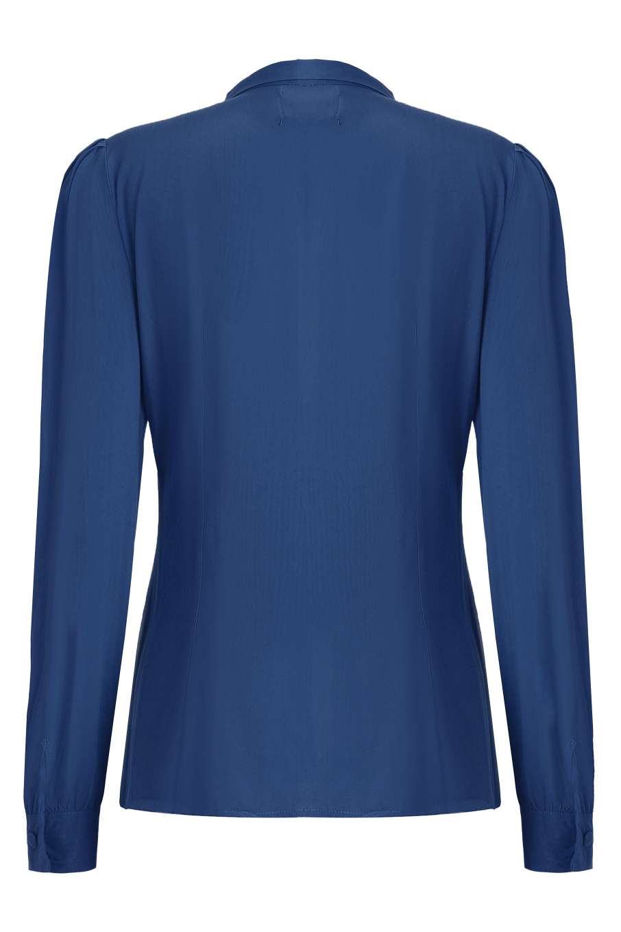 Margaret Long Sleeved Blouse In Royal Blue
