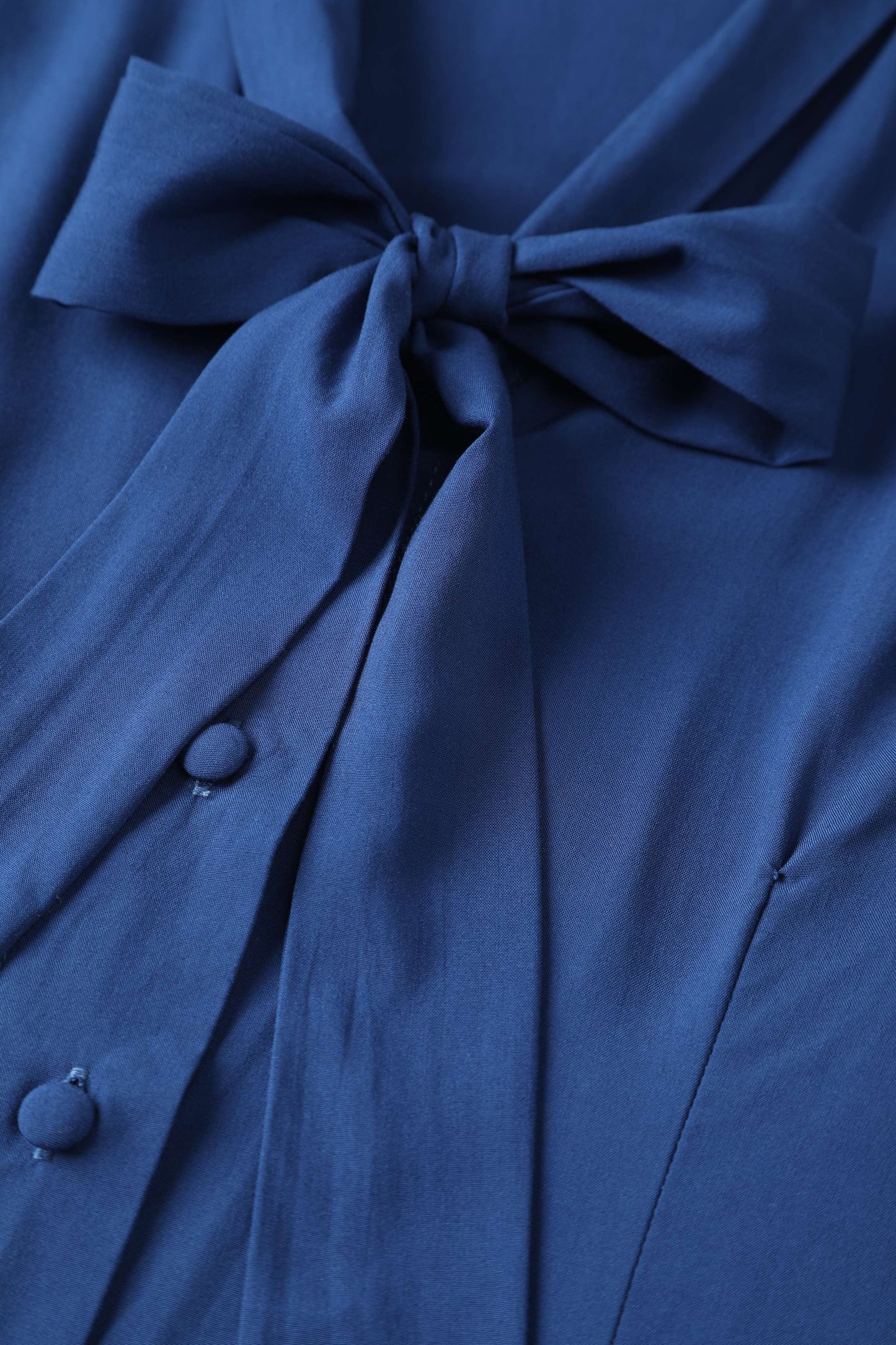 Margaret Long Sleeved Blouse In Royal Blue