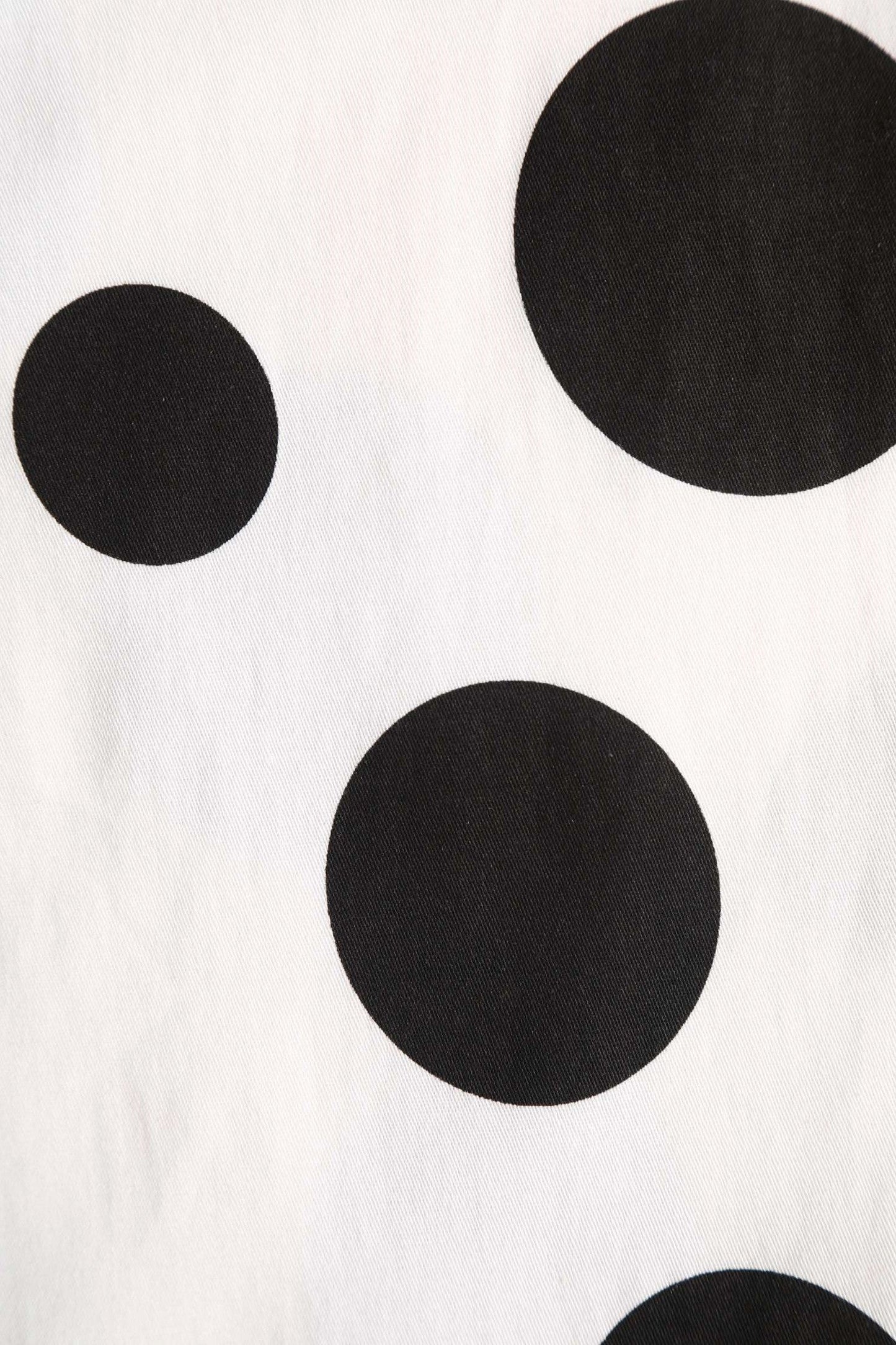 Maria White Circle Dress With Polka Dots