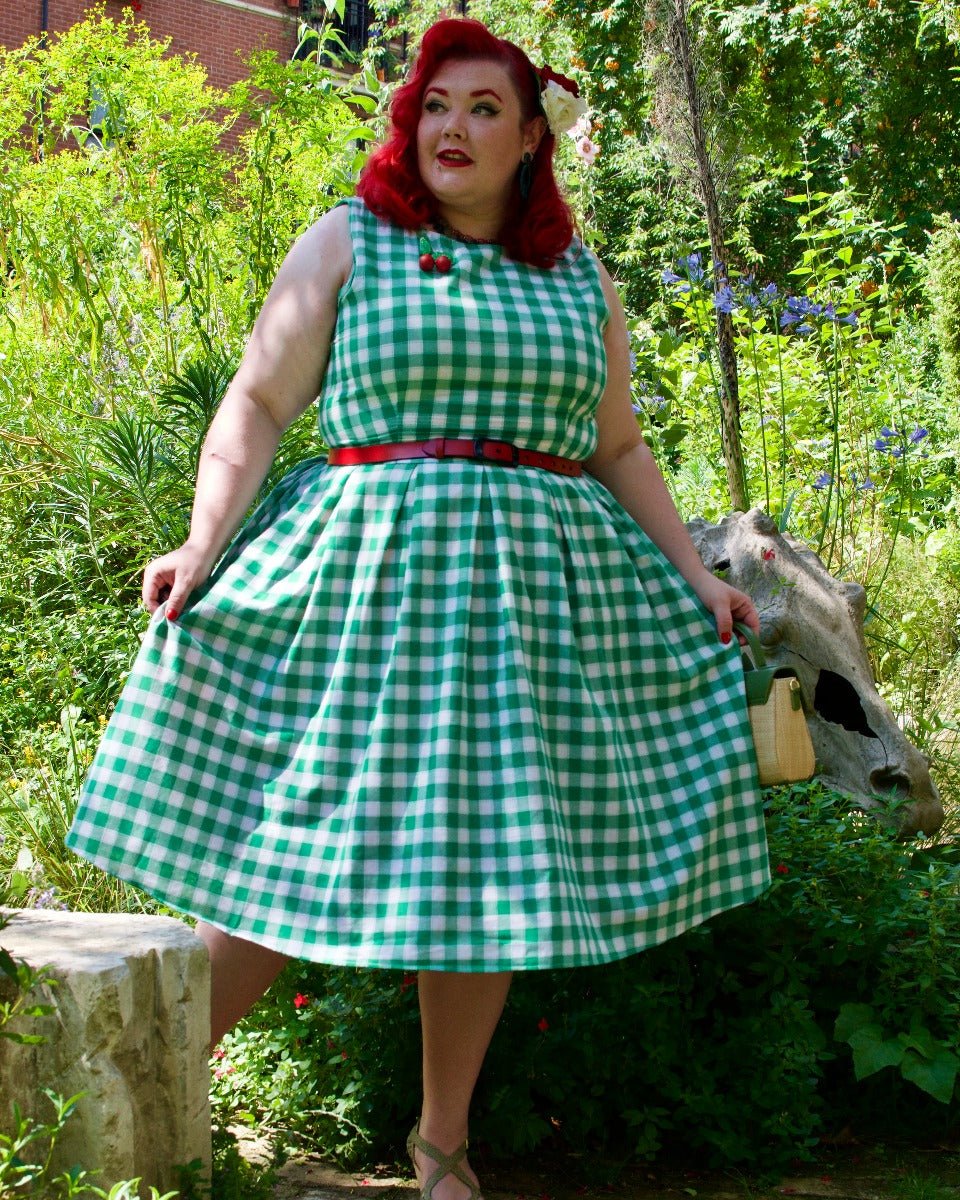 Annie Green Gingham Swing Dress