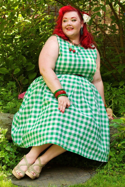 Annie Green Gingham Swing Dress