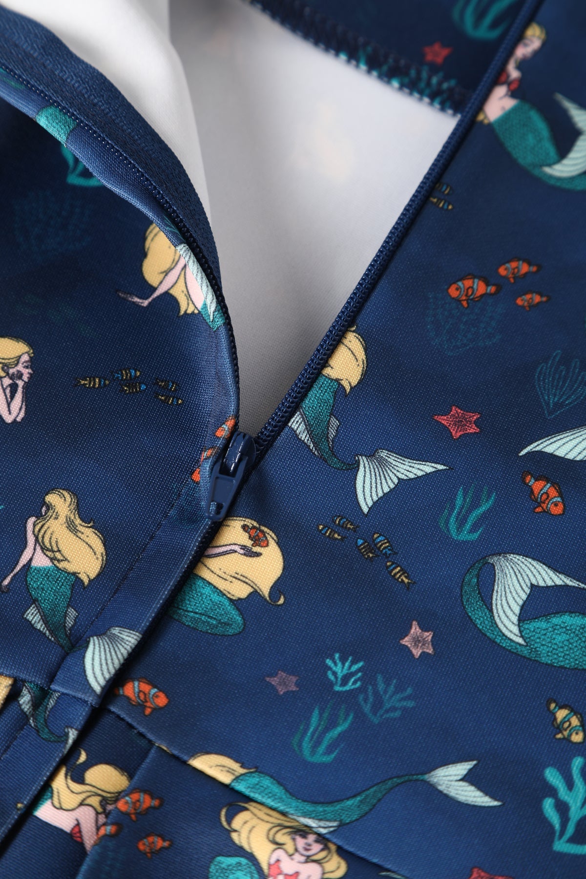 Amanda Mermaid Dark Blue Flared Dress