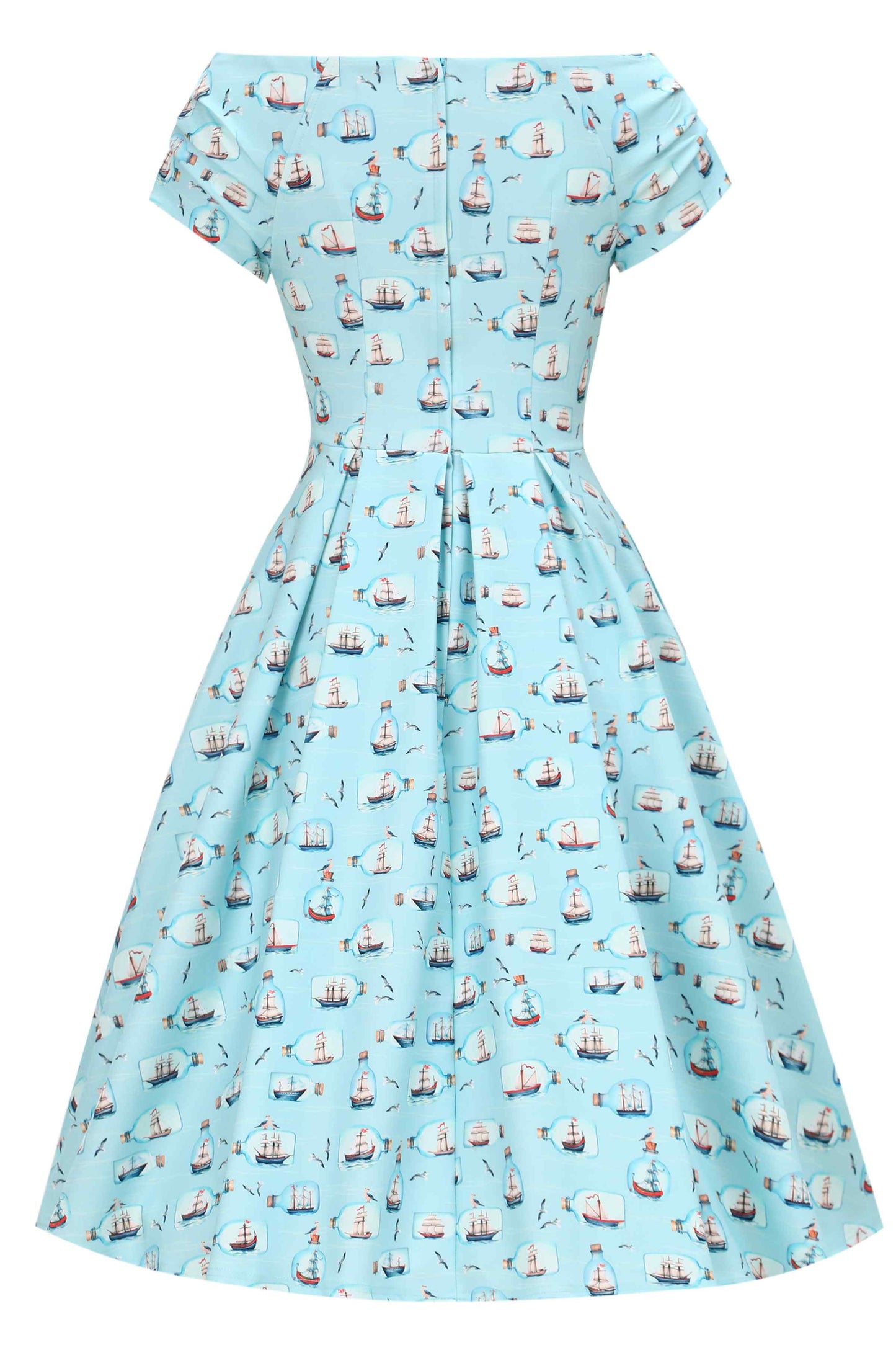 Lily Message In A Bottle Off Shoulder Dress