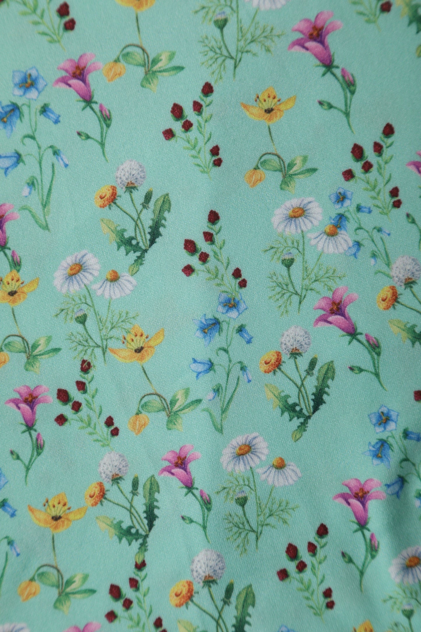 Matilda Mint Floral Wrap Dress