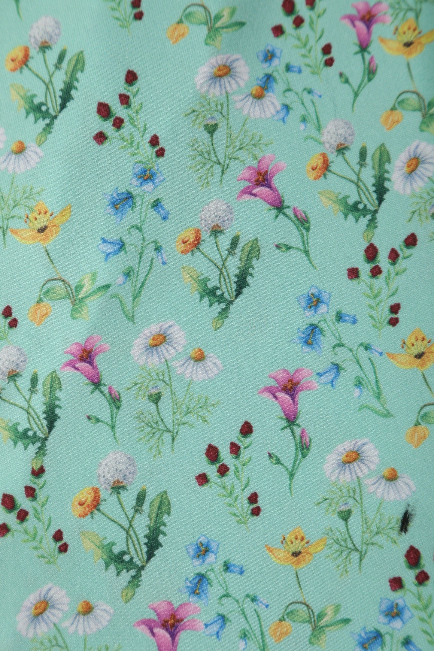 Matilda Mint Floral Wrap Dress