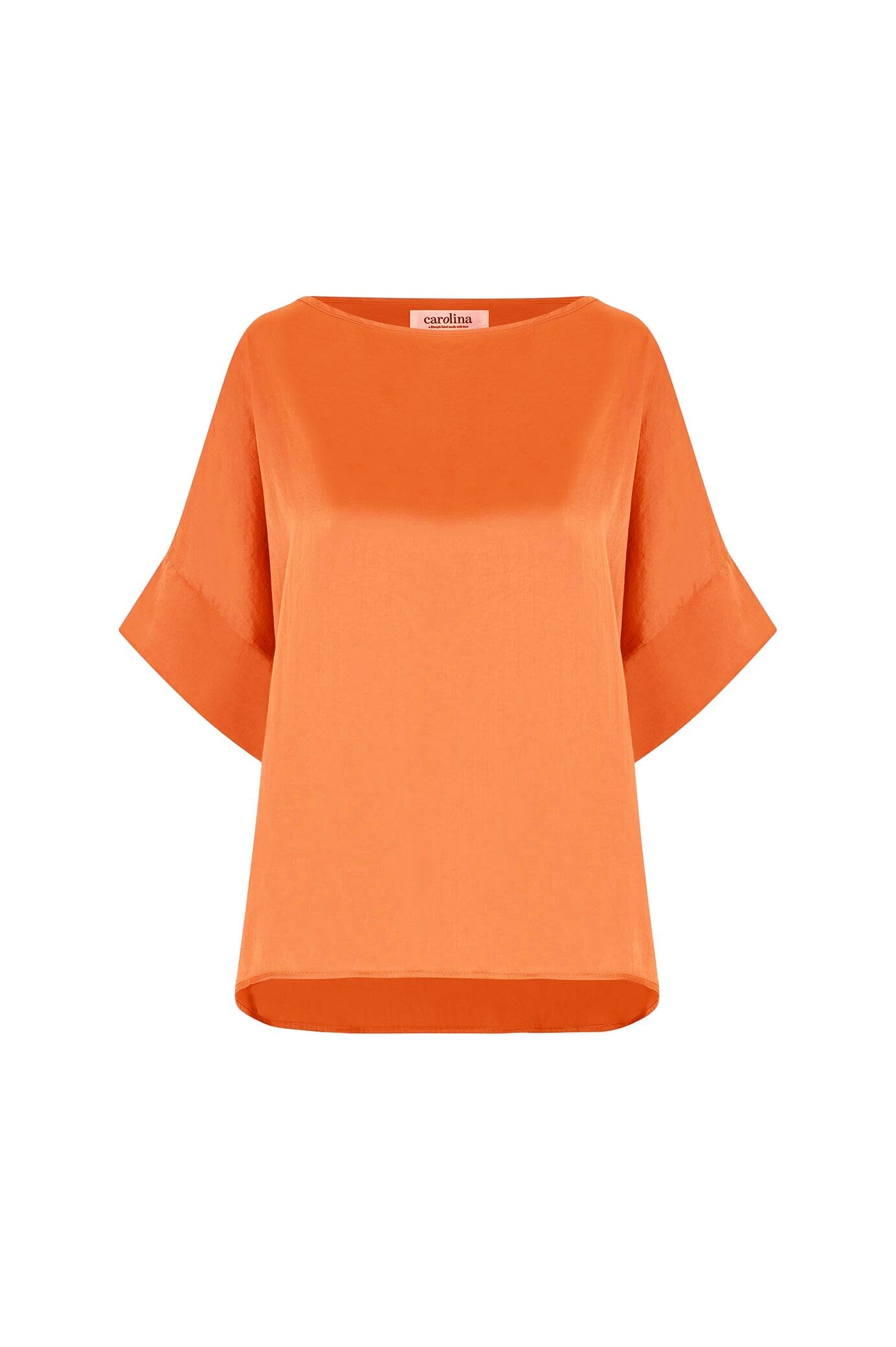 Bianca Short Sleeve Top Orange