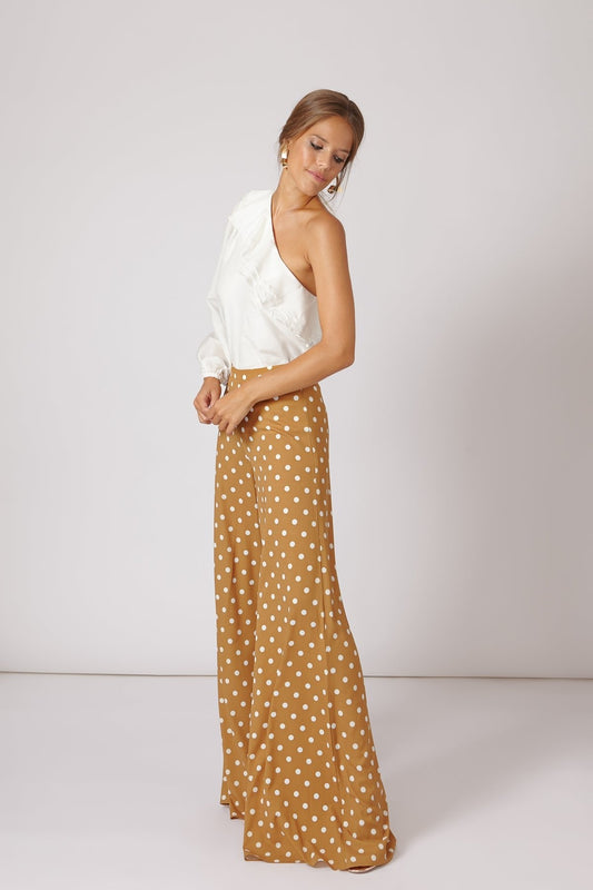 Pantalon Lyn Lunares Mostaza/B · Iconics ·