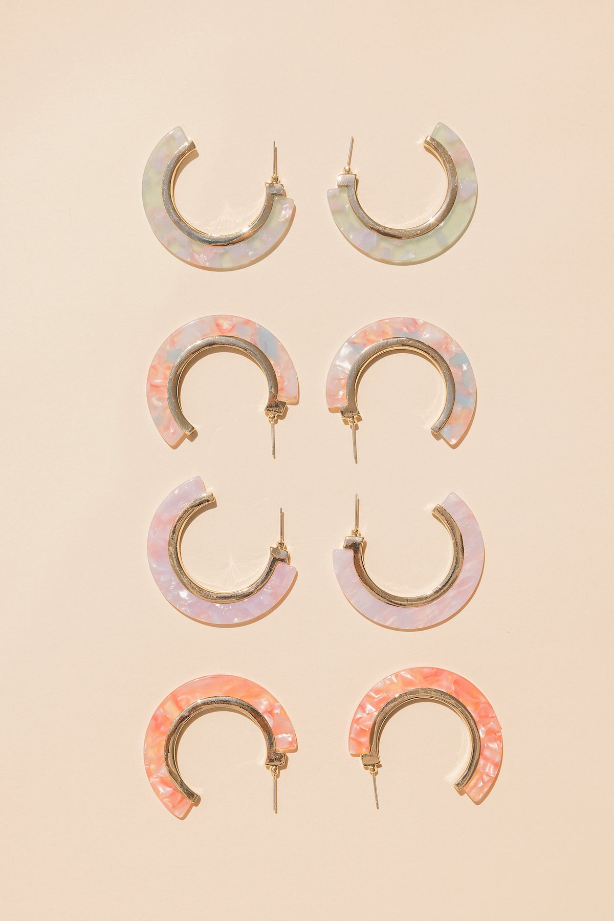 Pendientes Bree Coral · Hamptons ·