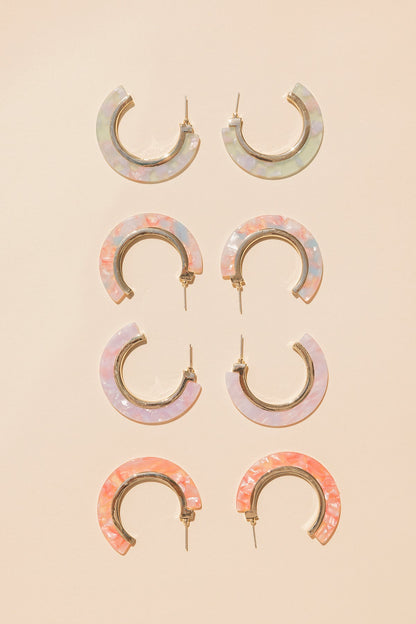 Pendientes Bree Coral · Hamptons ·