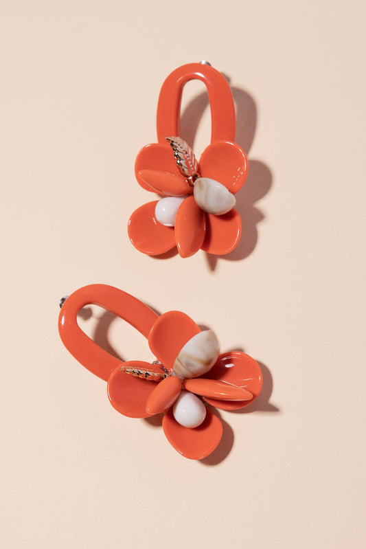 Pendientes Cassie Teja · Le Jardin ·