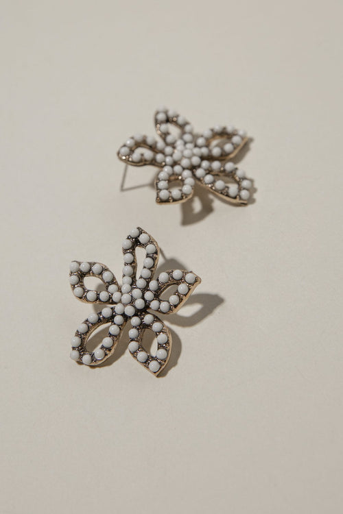 Pendientes Flor Perlas · Lady B ·