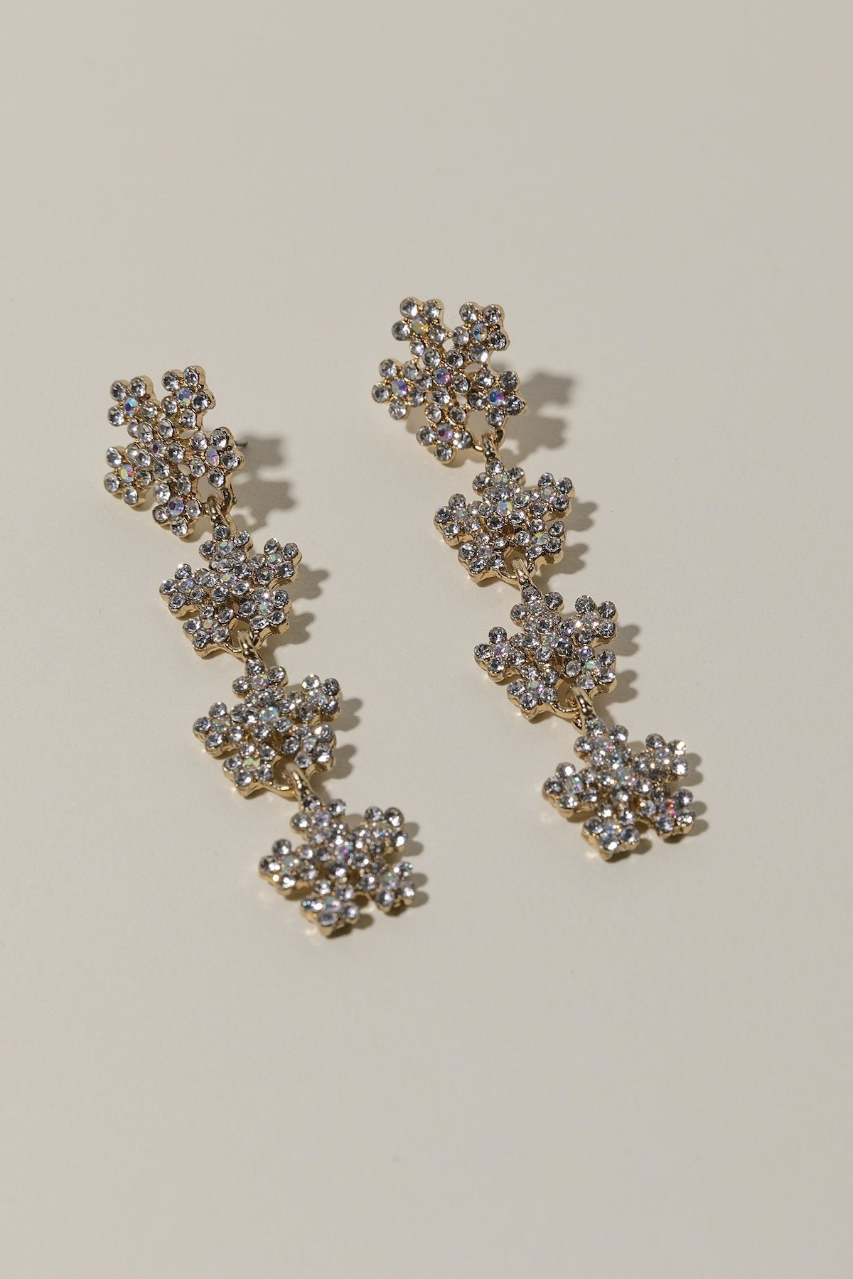 Pendientes Four Flowers Crystal · Lady B ·