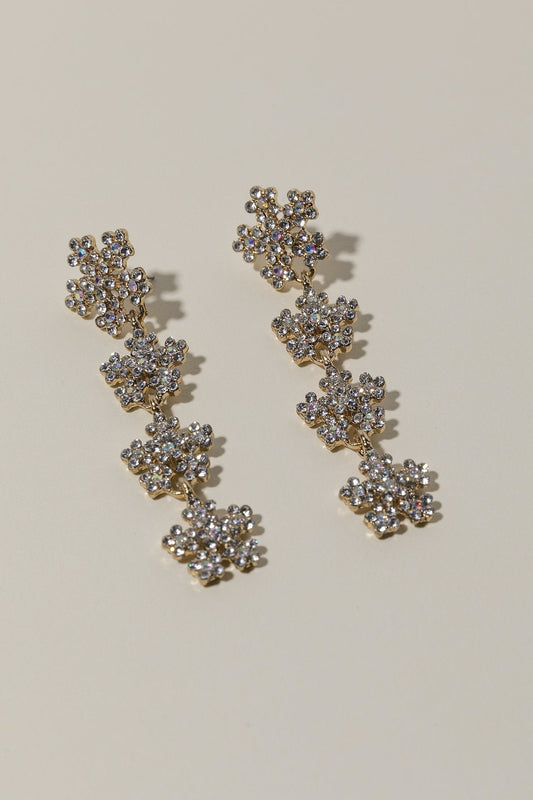 Pendientes Four Flowers Crystal · Lady B ·