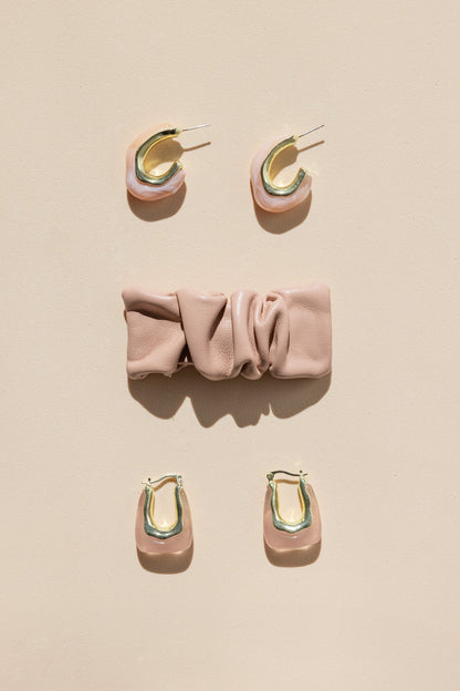Pendientes Glossy Diana Pink · Wisteria ·