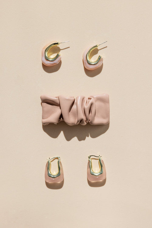 Pendientes Glossy Diana Pink · Wisteria ·
