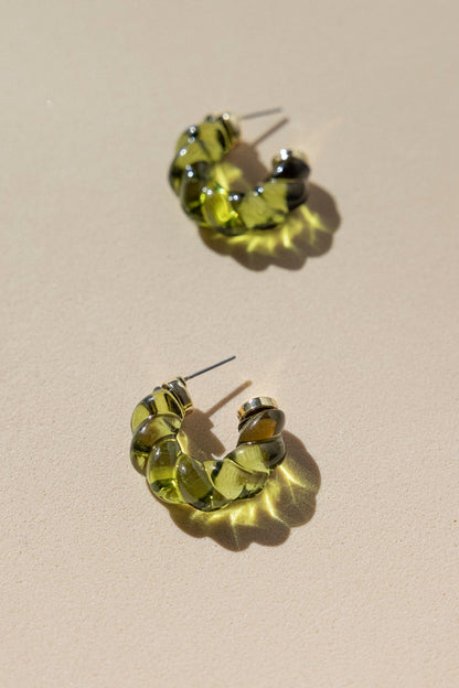 Pendientes Glossy Lia Green · Wisteria ·