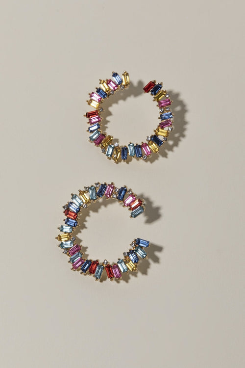 Pendientes Magic Baguette Multicolor · Lady B ·