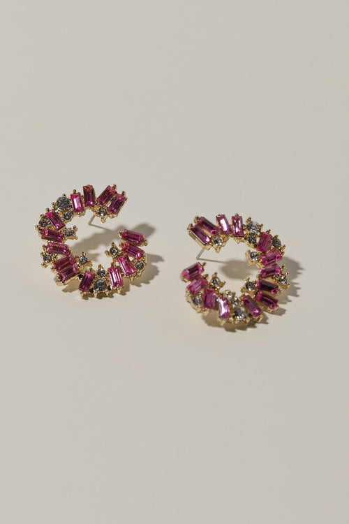 Pendientes Round Pink · Lady B ·