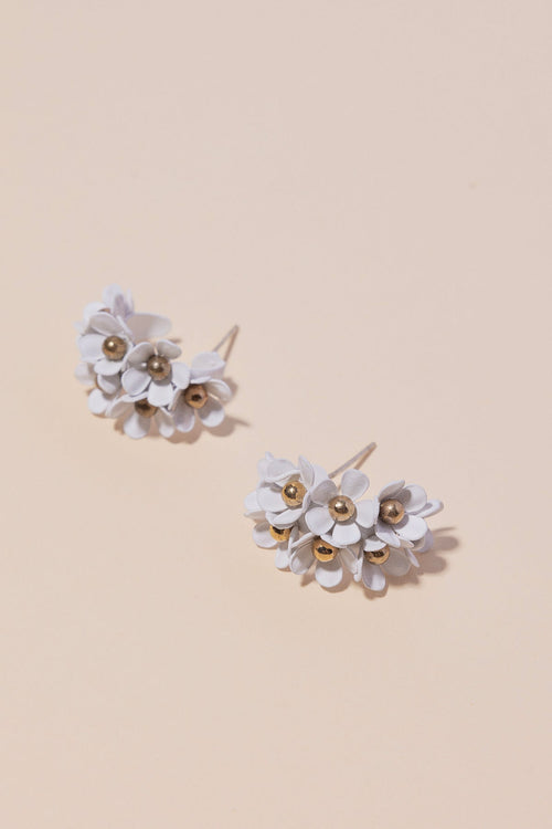 Pendientes White Daisies · Le Jardin ·