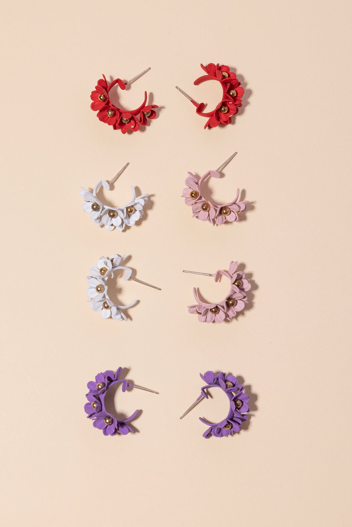 Pendientes White Daisies · Le Jardin ·