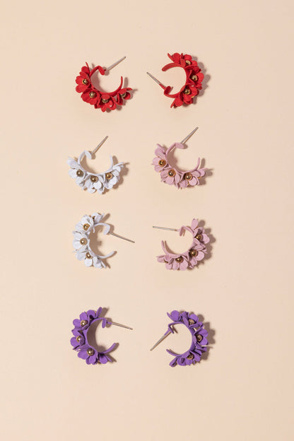 Pendientes White Daisies · Le Jardin ·