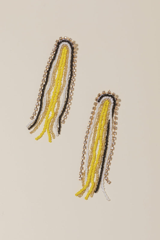Pendientes Yellow Strass · Rivera ·