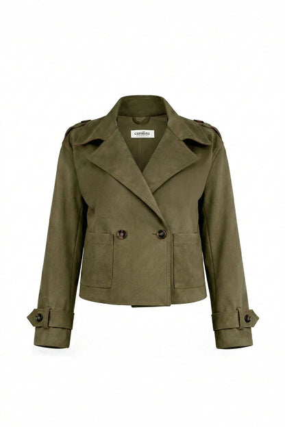 Piper Jacket Olive With Pocket